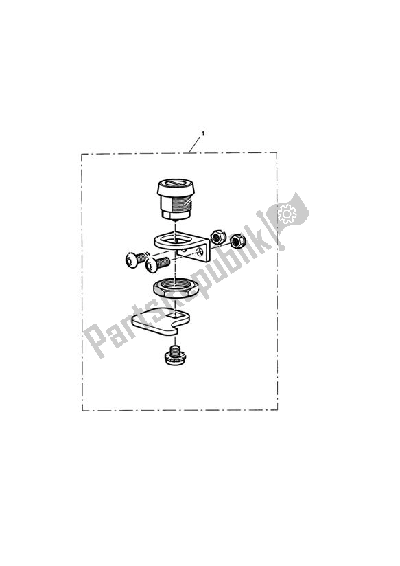 Todas las partes para Lock Kit, Quick Release Screen de Triumph Bonneville VIN: > 380777/ SE 865 2007 - 2010