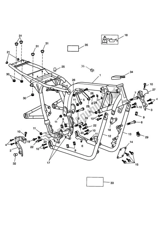 Tutte le parti per il Telaio Principale E Accessori del Triumph Bonneville VIN: > 380777/ SE 865 2007 - 2010