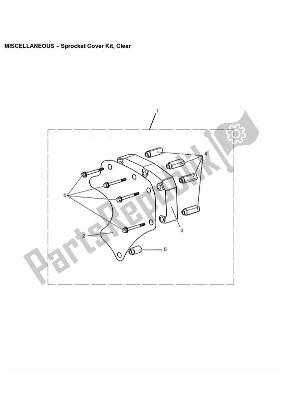 Todas las partes para Sprocket Cover Kit, Clear de Triumph Bonneville VIN: > 380777/ SE 865 2007 - 2010