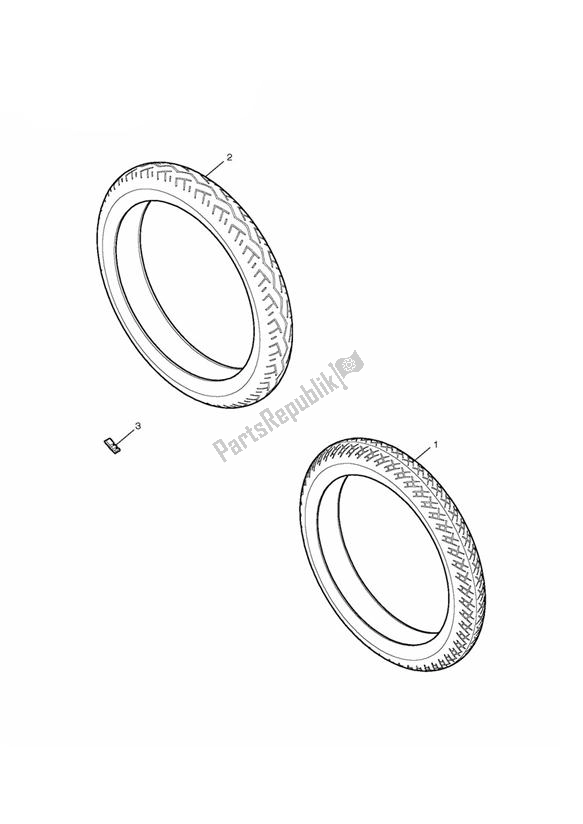 Todas las partes para Neumáticos, Válvulas Y Contrapesos de Triumph Bonneville VIN: > 380777/ SE 865 2007 - 2010