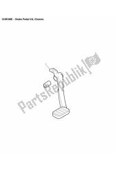 Brake Pedal Kit, Chrome