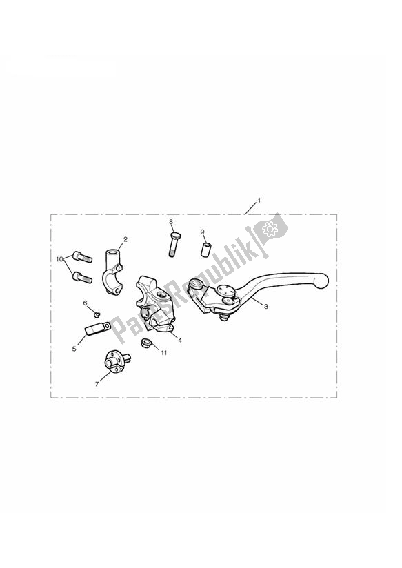 Todas las partes para Clutch Controls & Switches de Triumph Bonneville VIN: > 380777 & SE 865 2007 - 2010