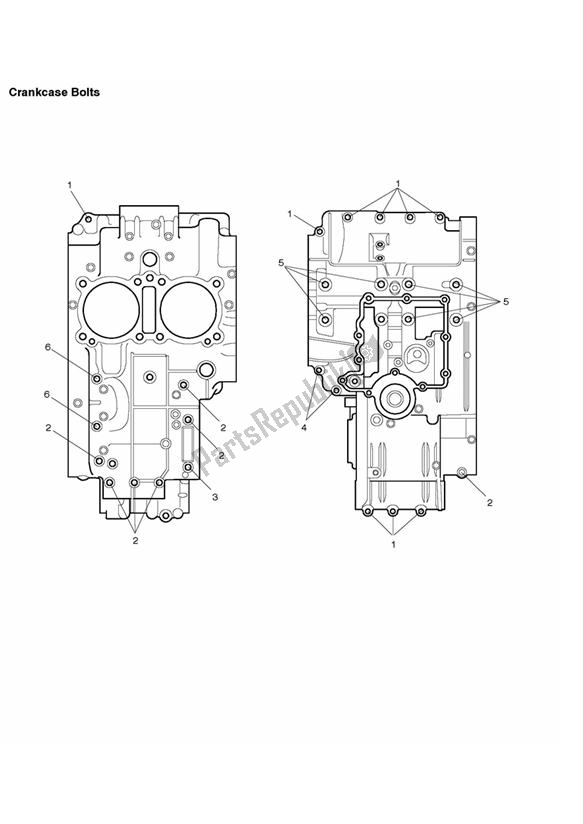 Toutes les pièces pour le Boulons De Carter du Triumph Bonneville VIN: > 380777 & SE 865 2007 - 2010