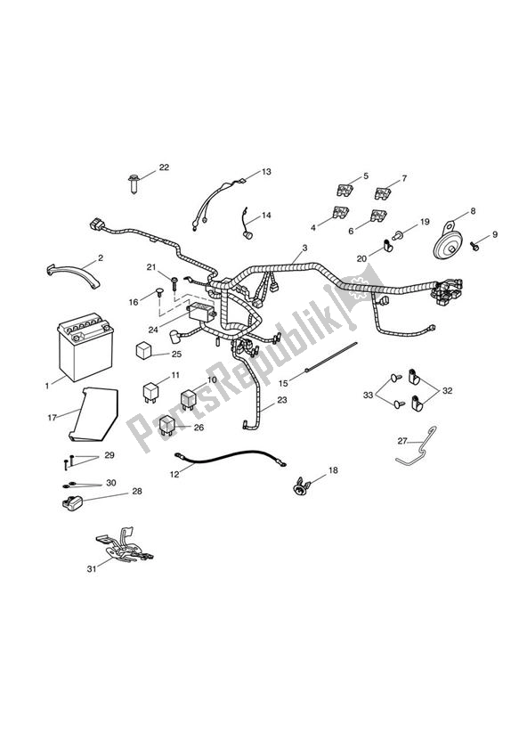 All parts for the Electrical Equipment of the Triumph Bonneville VIN: > 380777 & SE 865 2007 - 2010