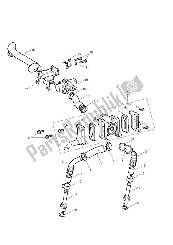 All parts for the Emissions Control of the Triumph Bonneville VIN: > 380777 & SE 865 2007 - 2010