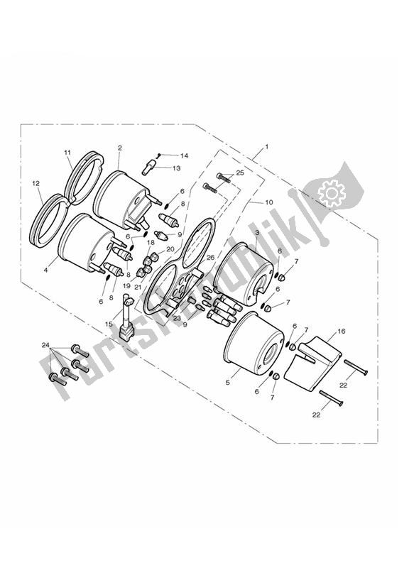 All parts for the Instruments - Bonneville Se > 436003 **see Tech News 118** of the Triumph Bonneville VIN: > 380777 & SE 865 2007 - 2010