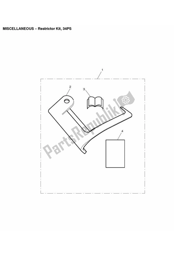 All parts for the Restrictor Kit, 34ps of the Triumph Bonneville VIN: > 380777 & SE 865 2007 - 2010