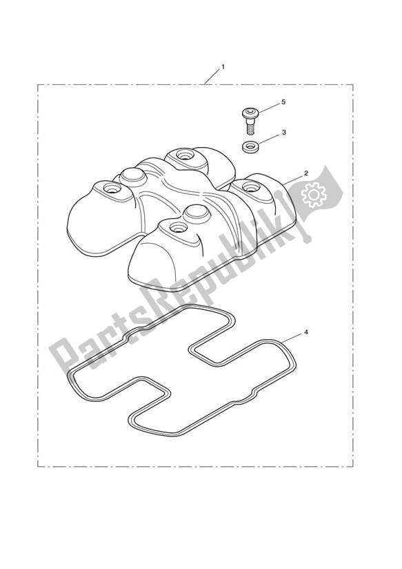 Todas las partes para Cam Cover Kit, Chrome de Triumph Bonneville T 100 EFI 865 2007 - 2010