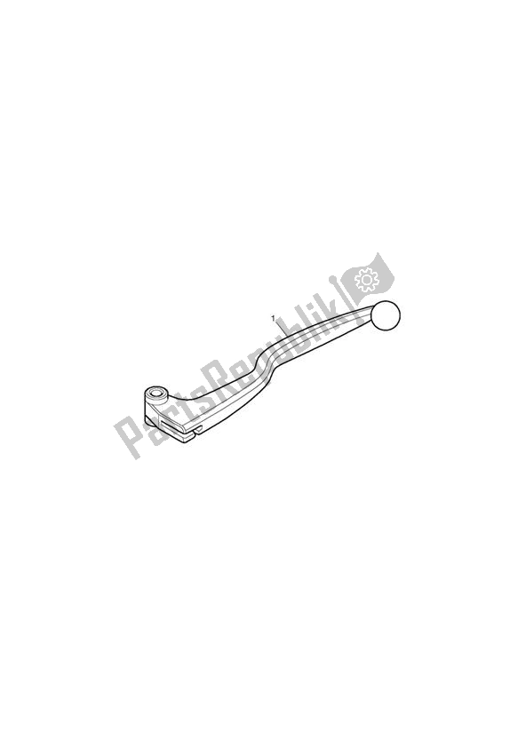 Alle onderdelen voor de Clutch Lever Kit, Chrome van de Triumph Bonneville T 100 EFI 865 2007 - 2010