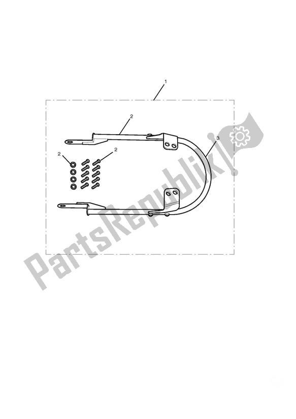 Todas las partes para Grab Rail Kit de Triumph Bonneville T 100 EFI 865 2007 - 2010