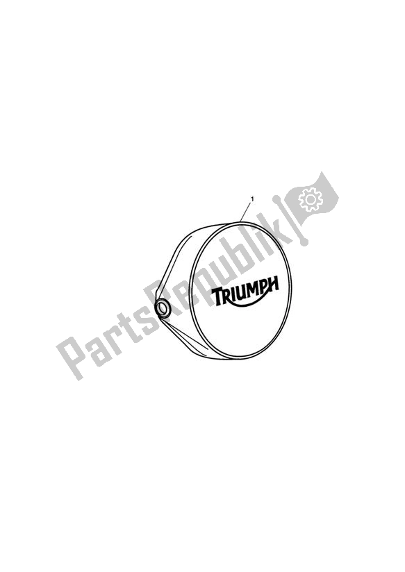 All parts for the Headlamp Cover Kit of the Triumph Bonneville T 100 EFI 865 2007 - 2010