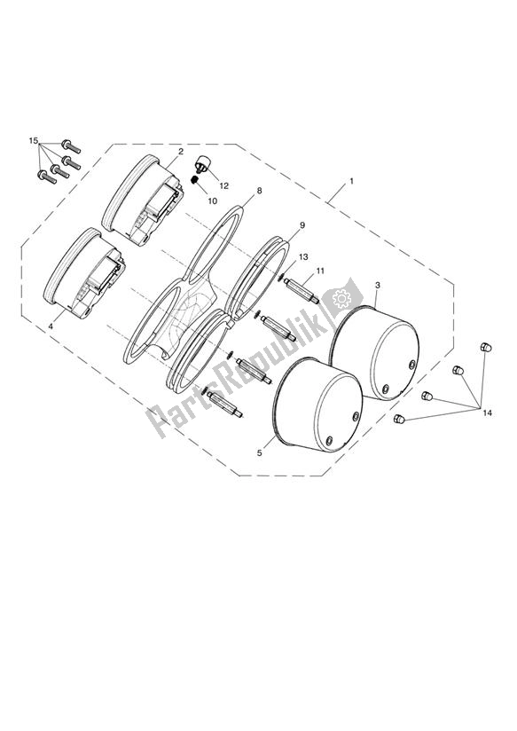 All parts for the Instruments - Bonneville T100 437493 > **see Tech News 118** of the Triumph Bonneville T 100 EFI 865 2007 - 2010