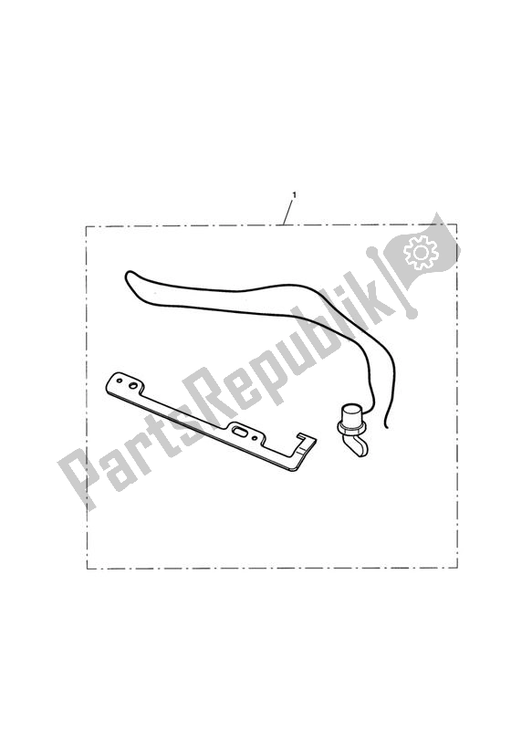 All parts for the Restrictor Kit, 34ps 360* Anti-tamper of the Triumph Bonneville T 100 EFI 865 2007 - 2010