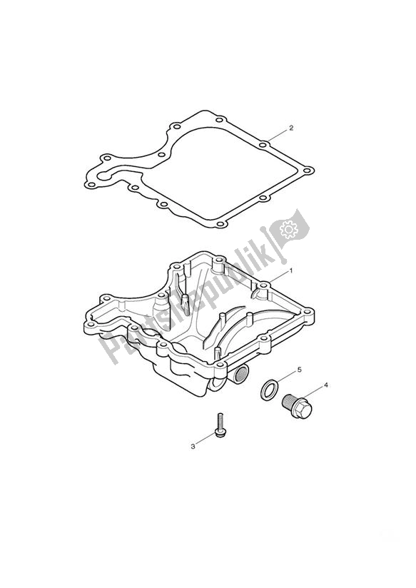 All parts for the Sump & Fittings of the Triumph Bonneville T 100 EFI 865 2007 - 2010