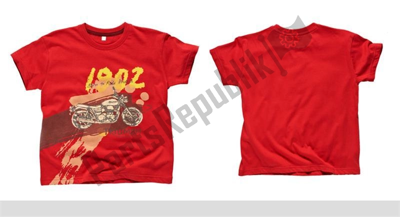 All parts for the 1902 Bike T-shirt of the Triumph Original Clothing 0 1990 - 2021