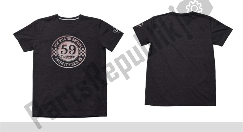 All parts for the 59 Club T-shirt of the Triumph Original Clothing 0 1990 - 2021