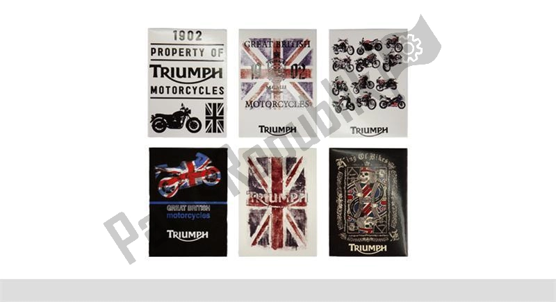 All parts for the Fridge Magnets of the Triumph Original Clothing 0 1990 - 2021