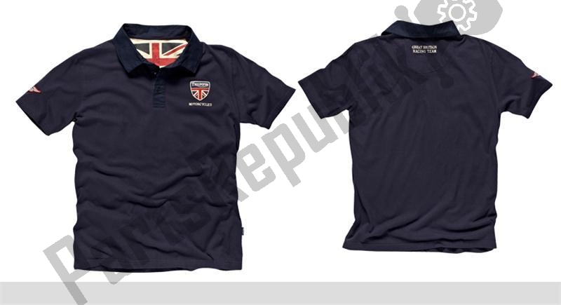 Alle onderdelen voor de Gb Polo Shirt van de Triumph Original Clothing 0 1990 - 2021