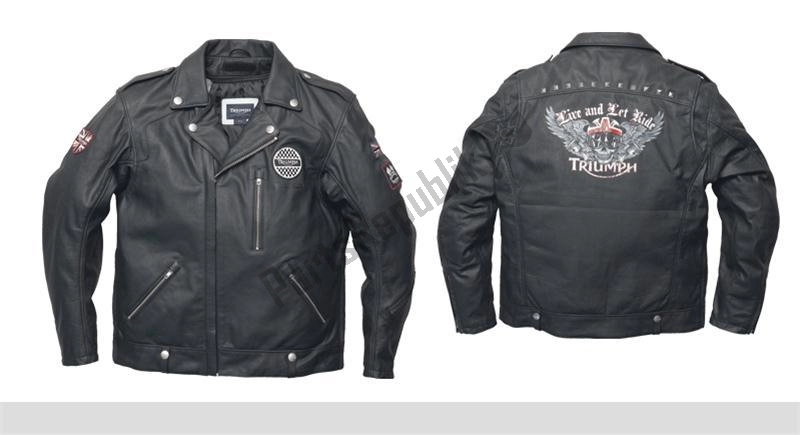 All parts for the Let Ride Jacket of the Triumph Original Clothing 0 1990 - 2021