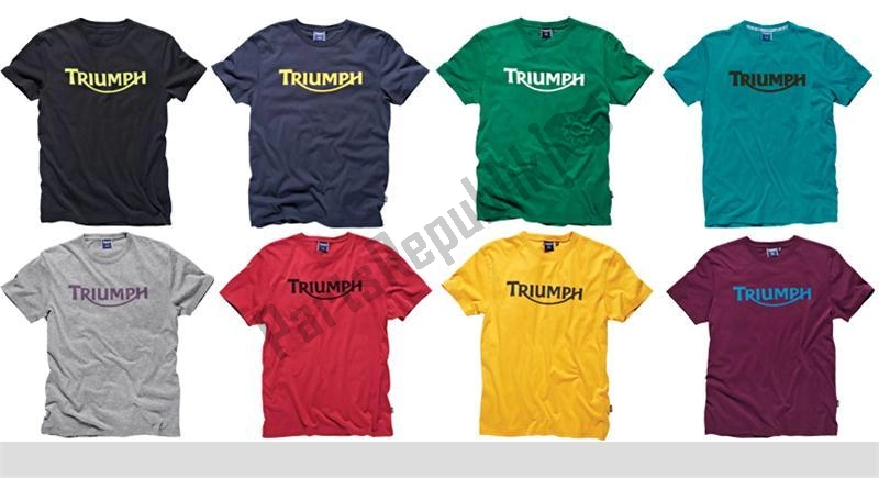 All parts for the Logo T-shirt Various Colours of the Triumph Original Clothing 0 1990 - 2021