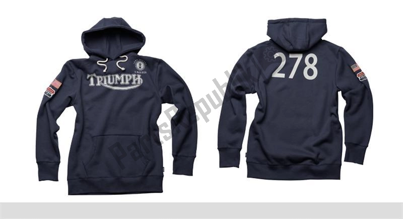 All parts for the Mcqueen Isdt Race Hoodie of the Triumph Original Clothing 0 1990 - 2021