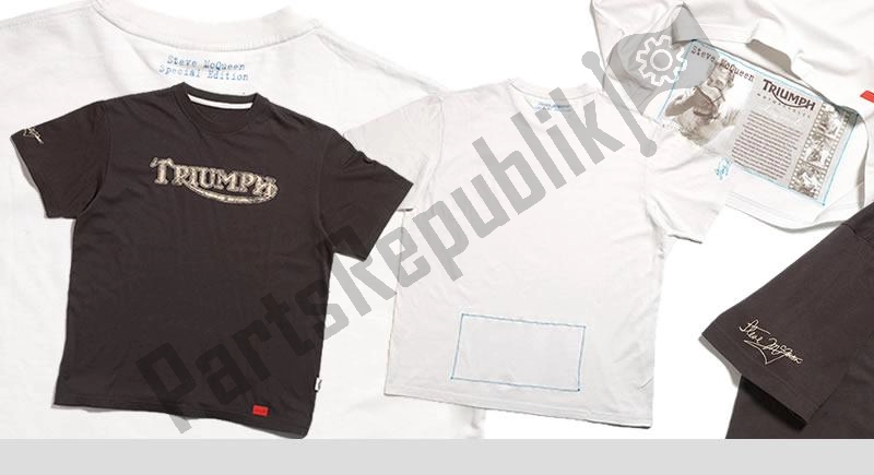 All parts for the Mcqueen T-shirt of the Triumph Original Clothing 0 1990 - 2021
