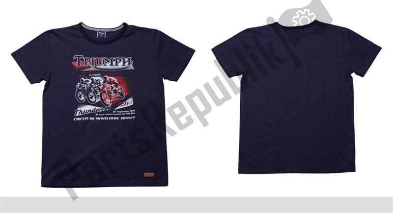 All parts for the Montlhery, France T-shirt of the Triumph Original Clothing 0 1990 - 2021