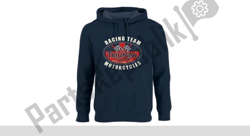 All parts for the Racing Team Hoodie of the Triumph Original Clothing 0 1990 - 2021