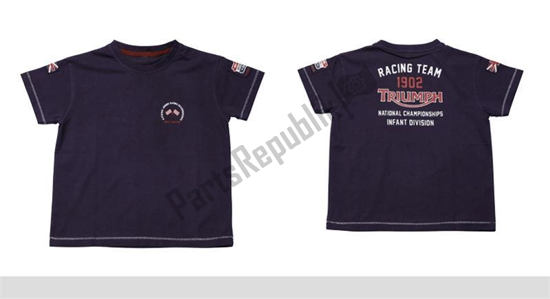 All parts for the Racing Team T-shirt of the Triumph Original Clothing 0 1990 - 2021