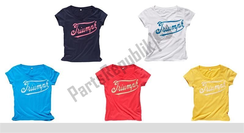 Tutte le parti per il Script Logo T-shirt del Triumph Original Clothing 0 1990 - 2021
