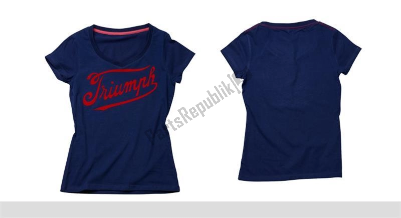 All parts for the Script Logo V-neck of the Triumph Original Clothing 0 1990 - 2021