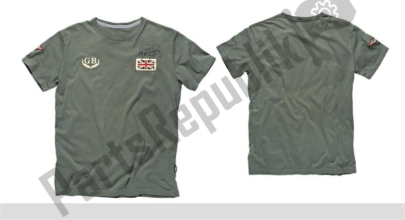 All parts for the Stamp T-shirt of the Triumph Original Clothing 0 1990 - 2021