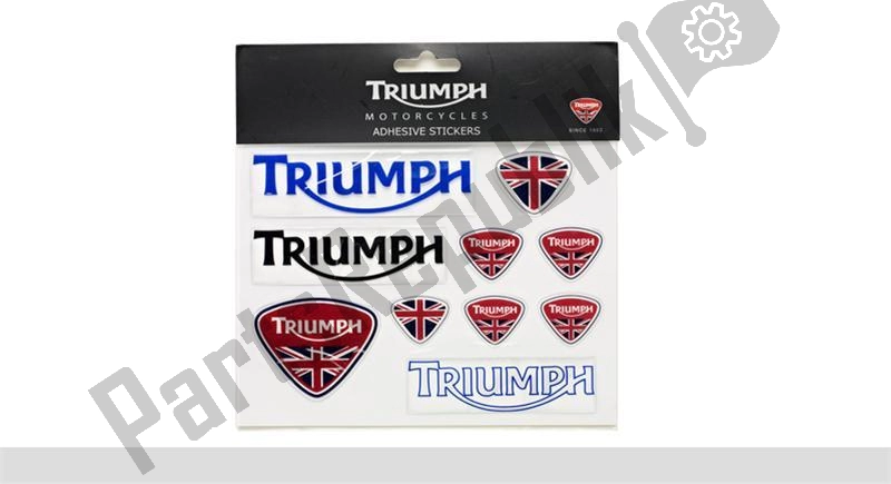 All parts for the Sticker Set of the Triumph Original Clothing 0 1990 - 2021