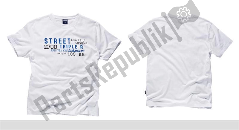 Tutte le parti per il Street Text T-shirt del Triumph Original Clothing 0 1990 - 2021