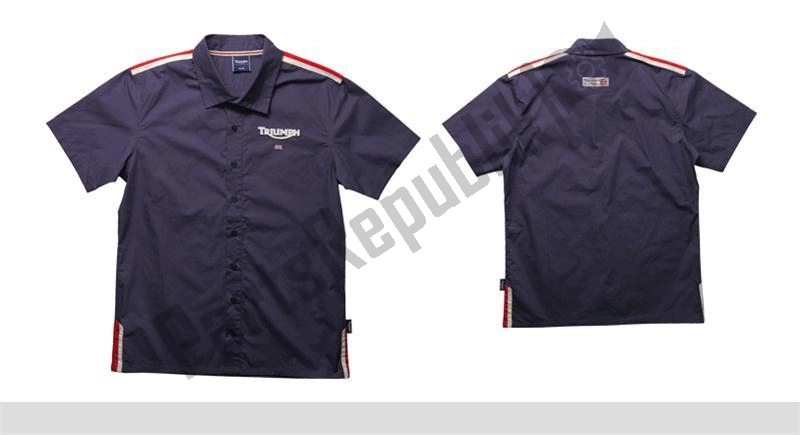 Alle onderdelen voor de Team Shirt van de Triumph Original Clothing 0 1990 - 2021