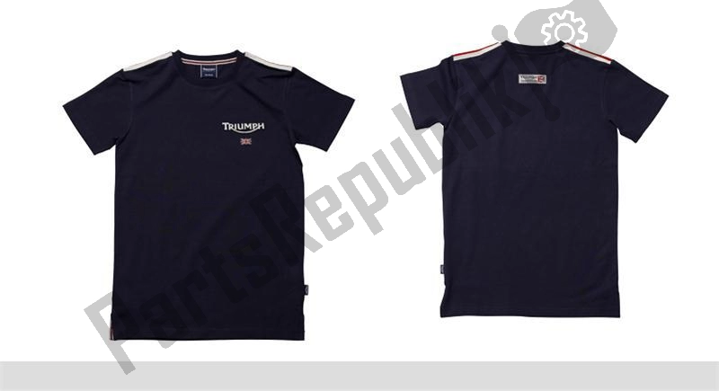 All parts for the Team T-shirt of the Triumph Original Clothing 0 1990 - 2021