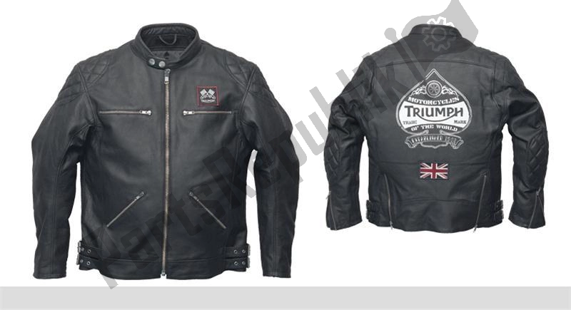 All parts for the Ton Up Jacket of the Triumph Original Clothing 0 1990 - 2021