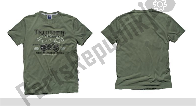 Alle onderdelen voor de Trw T-shirt van de Triumph Original Clothing 0 1990 - 2021