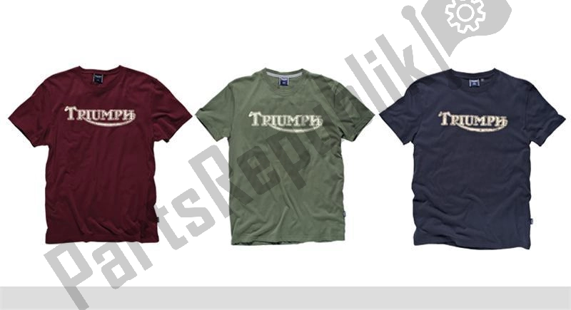 All parts for the Vintage Logo T-shirt Various Colours of the Triumph Original Clothing 0 1990 - 2021
