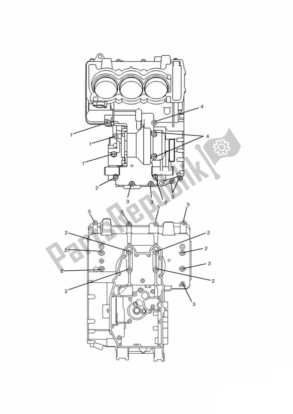 Toutes les pièces pour le Boulons De Carter du Triumph Daytona 595 / 955I 1997 - 2001