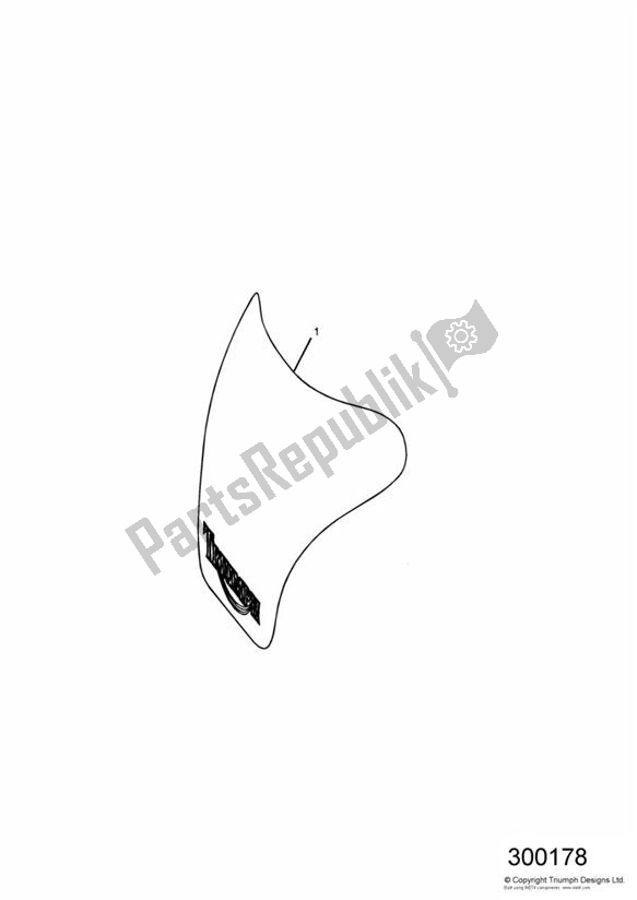Tutte le parti per il Tank Shield, Carbonlook del Triumph Daytona 595 / 955I 1997 - 2001
