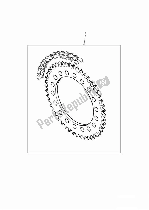 Alle onderdelen voor de Chain/sprockets van de Triumph Daytona 600 & 650 2004 - 2008