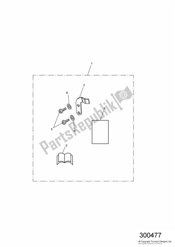 Wszystkie części do Restrictor Kit, 34ps Triumph Daytona 600 & 650 2004 - 2008