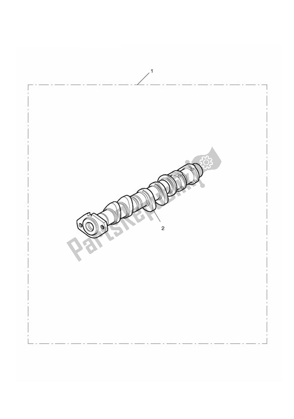 Wszystkie części do Camshaft Exhaust Kit, Race Triumph Daytona 675 VIN: > 381275 2006 - 2008