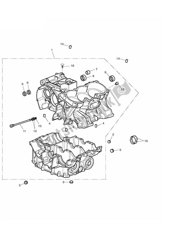 Todas las partes para Cárter Y Accesorios de Triumph Daytona 675 VIN: > 381275 2006 - 2008