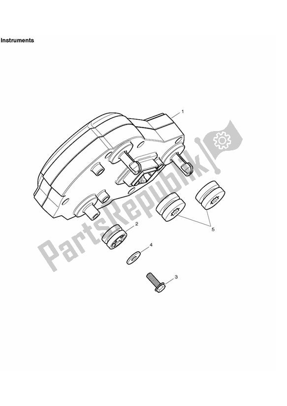 All parts for the Instruments of the Triumph Daytona 675 VIN: > 381275 2006 - 2008