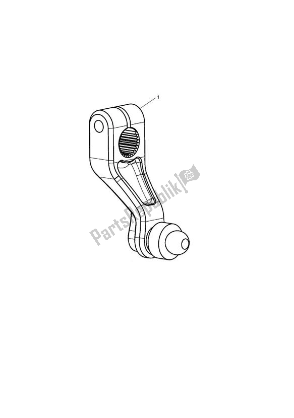 Todas as partes de Machined Gear Actuator, Black do Triumph Daytona 675 VIN: > 381275 2006 - 2008