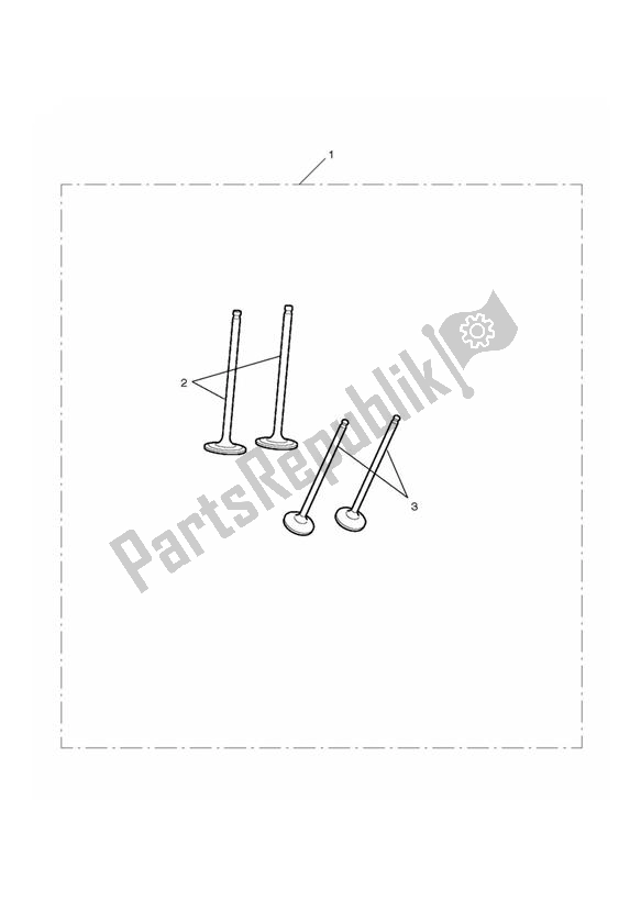 Todas las partes para Valve Kit, Race de Triumph Daytona 675 VIN: > 381275 2006 - 2008