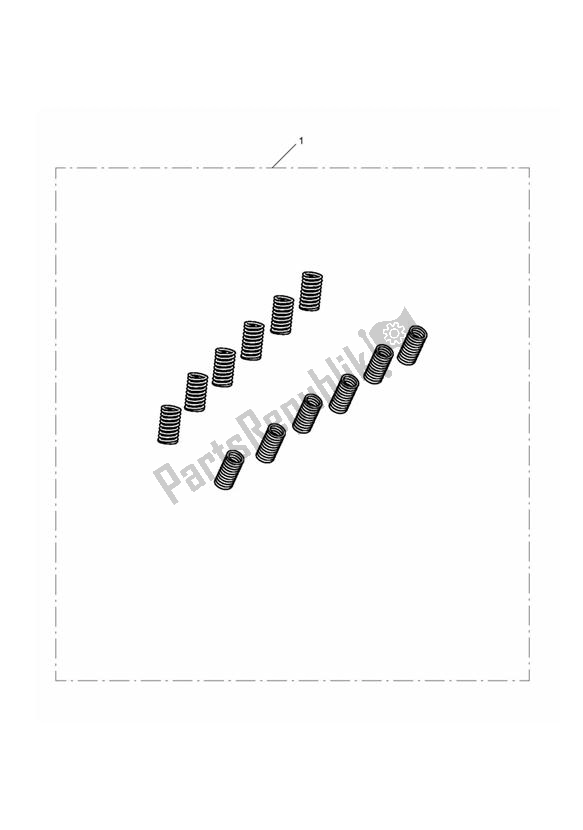 Todas as partes de Valve Spring Kit, Race do Triumph Daytona 675 VIN: > 381275 2006 - 2008