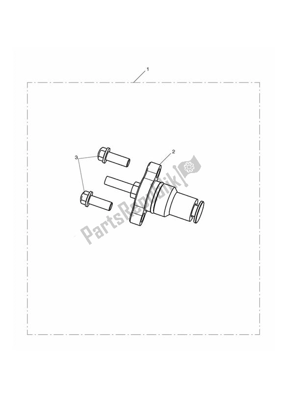 All parts for the Camchain Tensioner & Blade Kit of the Triumph Daytona 675 VIN 564948 > 2013 - 2014